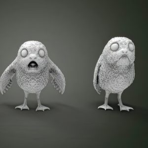 Porgs 3D Model