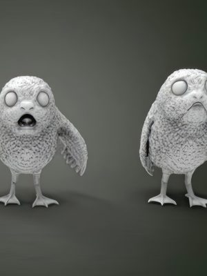 Porgs 3D Model
