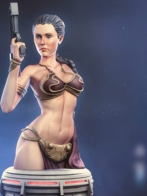 Princess Leia 3D Model
