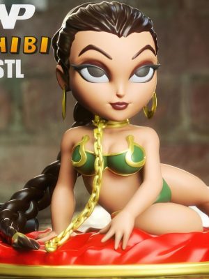 Princess Leia Slave Chibi 3D Model