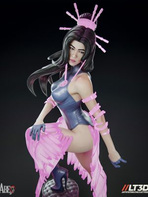 Psylocke Hellfire 3D Model