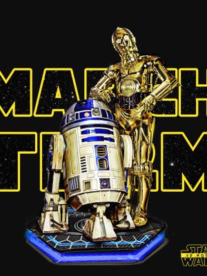 R2D2 and CP30 3D Model