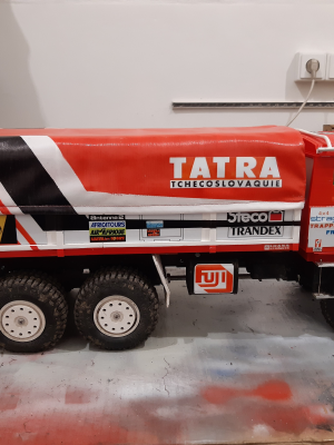 RC Tatra Dakar 6x6  1986 3D Model