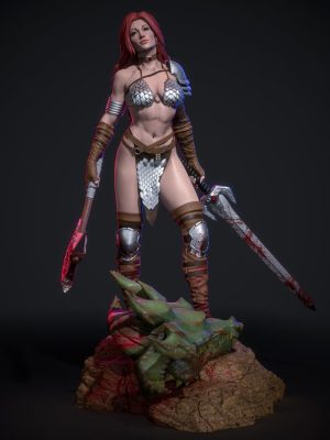 Red Sonja 3D Model