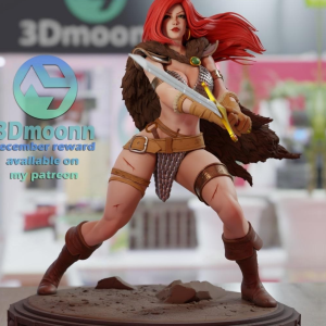 Red Sonja 3D Model