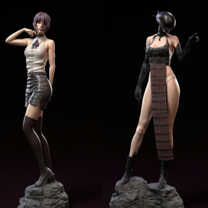 Reze and Devil Bomb 3D Model