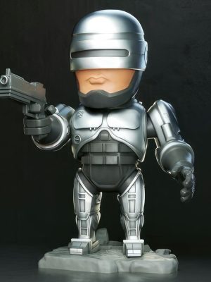 Robocop Chibi 3D Model