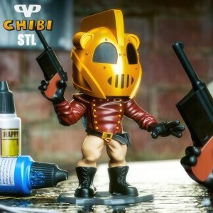 Rocketeer Chibi 3D Model