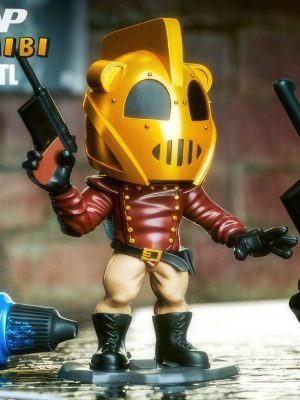 Rocketeer Chibi 3D Model
