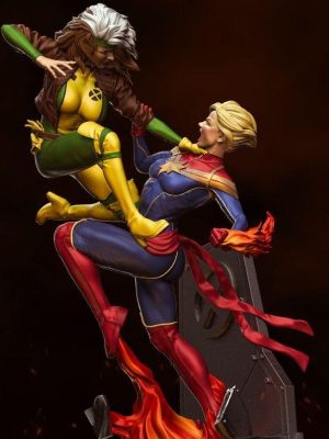 Rogue vs Captain Marvel 3D Model