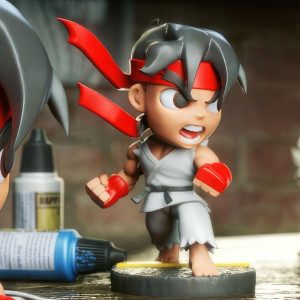 Ryu Chibi 3D Model