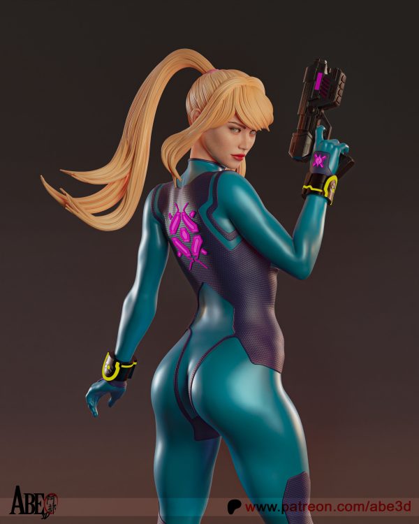Samus Aran 3D Model — изображение 3