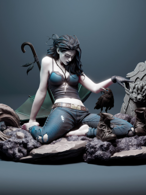 Sandman Death 3D Model