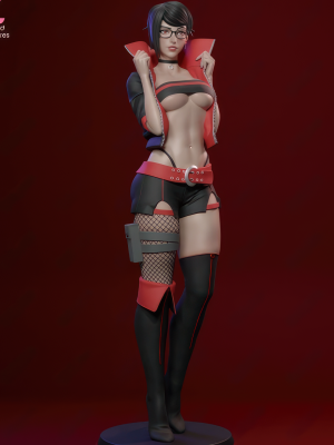 Sexy Sarada 3D Model