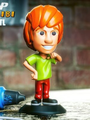 Shaggy Chibi 3D Model