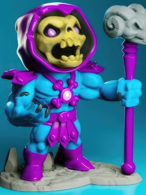 Skeletor Chibi 3D Model
