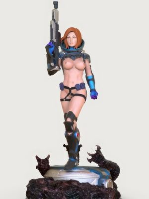 Space Warrior 3D Model