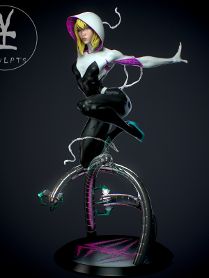 Spider Gwen 3D Model
