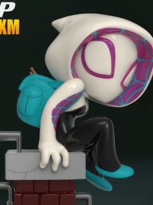 Spider Gwen Chibi02 3D Model