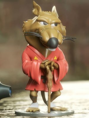 Splinter Chibi 3D Model