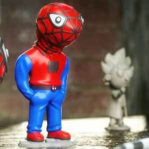 Spoderman Chibi 3D Model