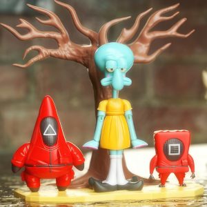 Squid Game x Spongebob Chibi 3D Model