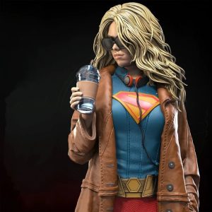 SuperGirl 3D Model: История Девушки с Планеты Криптон