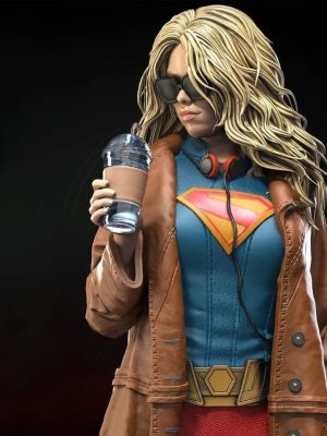 SuperGirl 3D Model: История Девушки с Планеты Криптон