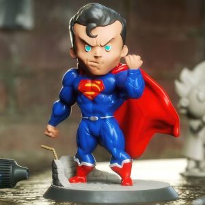 Superman Chibi 3D Model