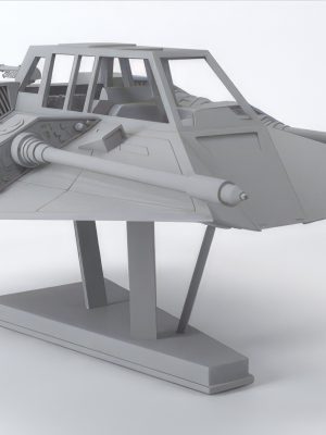 T-47 Airspeeder 3D Model
