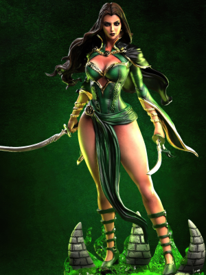 Talia Al Ghul 3D Model