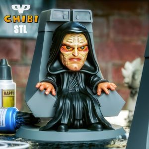 The Emperoron Throne Chibi 3D Model