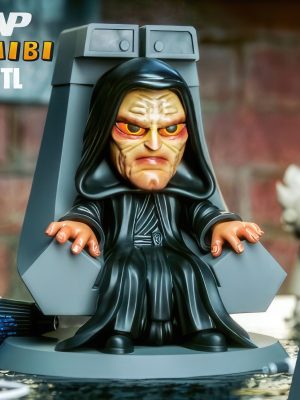 The Emperoron Throne Chibi 3D Model