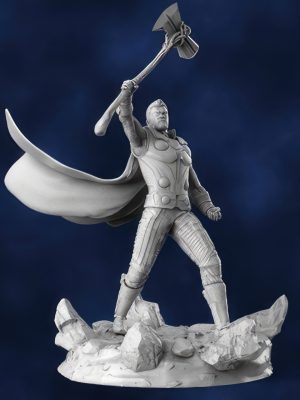 Thor with Stormbreaker 3D Model