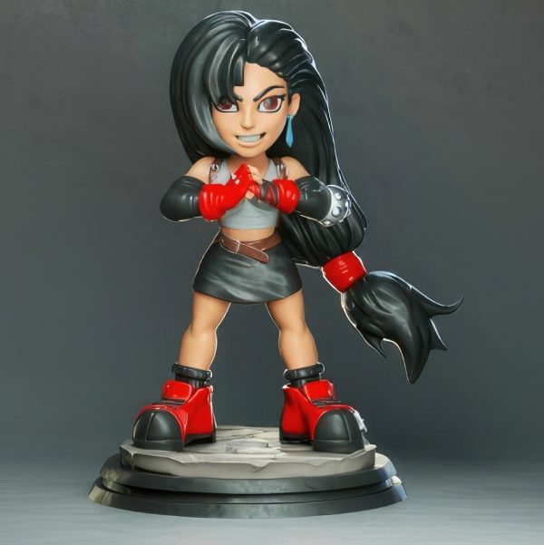 Tifa Chibi 3D Model