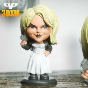 Tiffany Valentine Brideof Chucky Chibi 3D Model