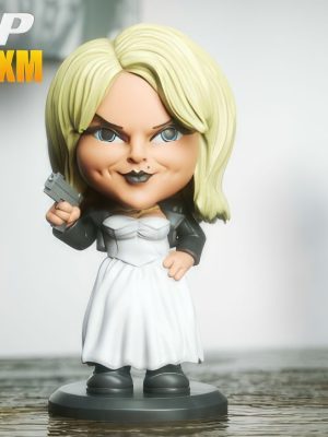Tiffany Valentine Brideof Chucky Chibi 3D Model