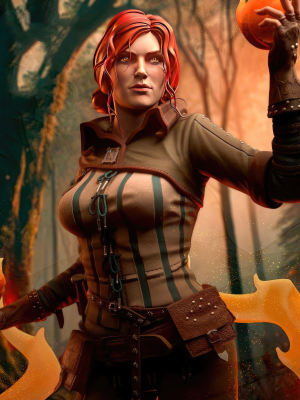 Triss Merigold 3D Model