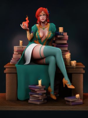 Triss Merigold 3D Model