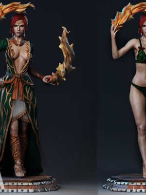 Triss Merigold 3D Model