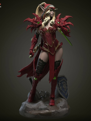 Valeera Sanguinar 3D Model