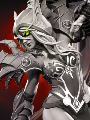 Valeera Sanguinar 3D Model