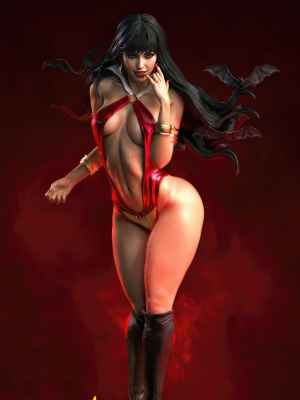 Vampirela 3D Model