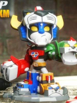 Voltron Chibi 3D Model
