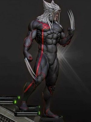 Wolverine Black 3D Model