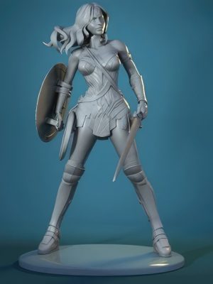 Wonder Woman 3D Model