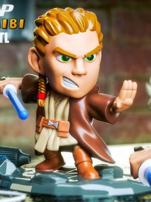 Young Obi Wan 3D Model