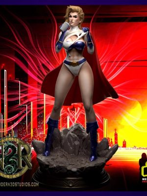 Power girl 3D Model